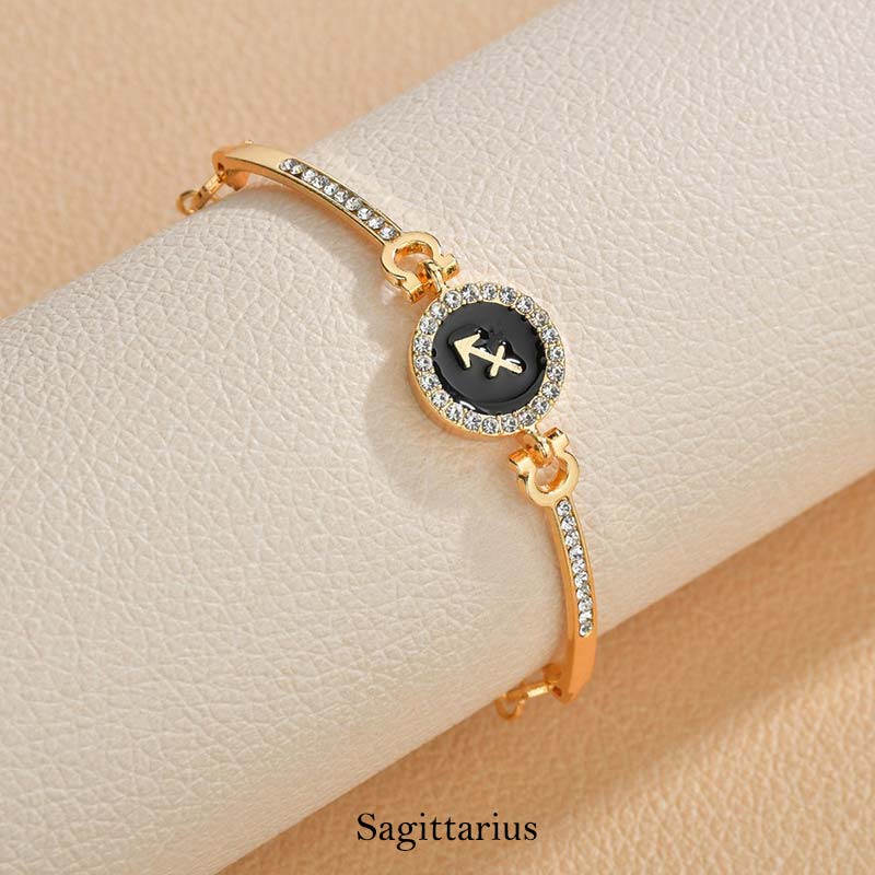 Copper Zodiac Bracelet | Adjustable 12 Constellations Chain - Image 11