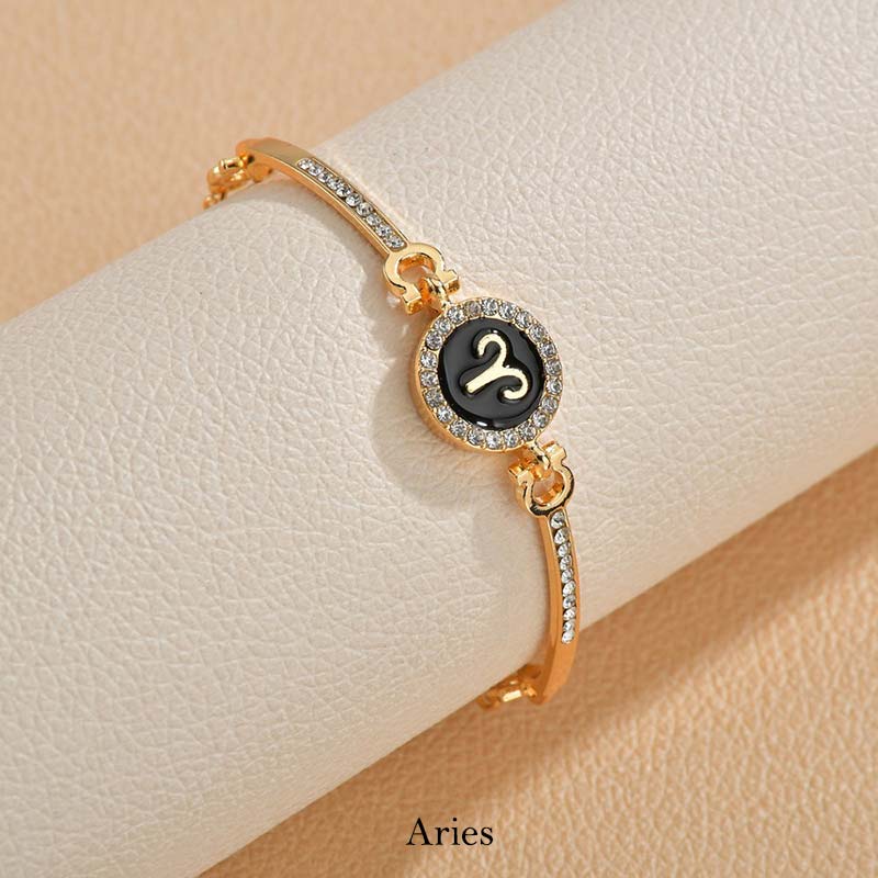Copper Zodiac Bracelet | Adjustable 12 Constellations Chain - Image 5