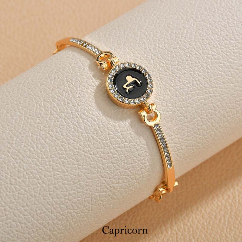 Copper Zodiac Bracelet | Adjustable 12 Constellations Chain - Image 9