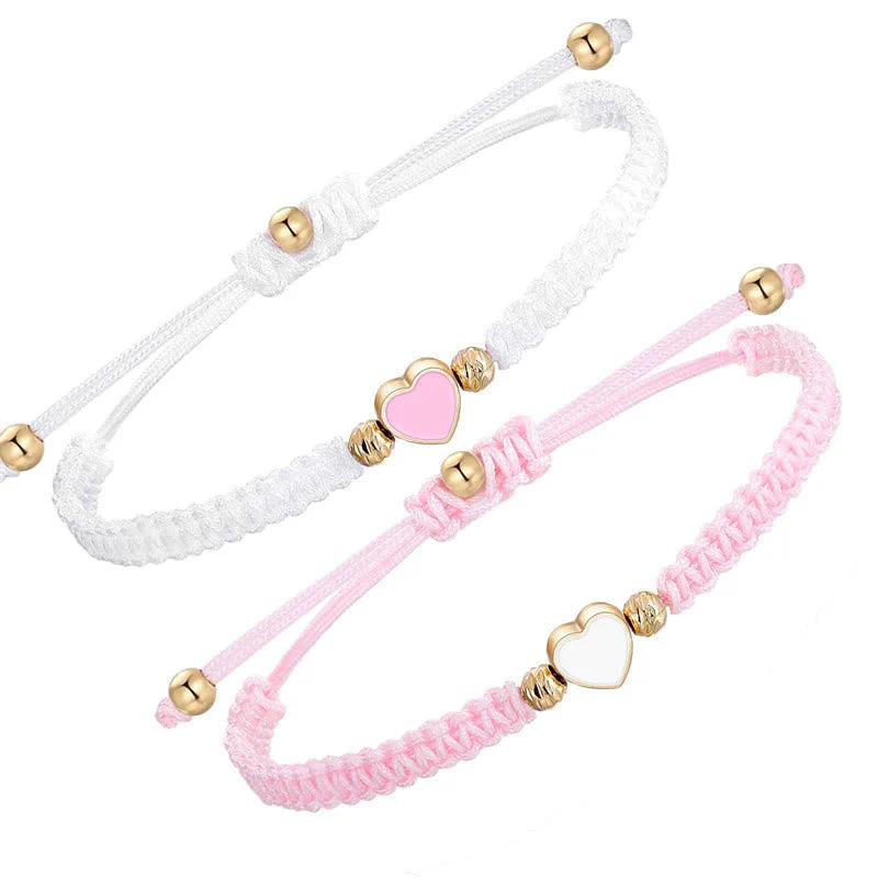 Love Heart Couple Red String Bracelets - Image 4