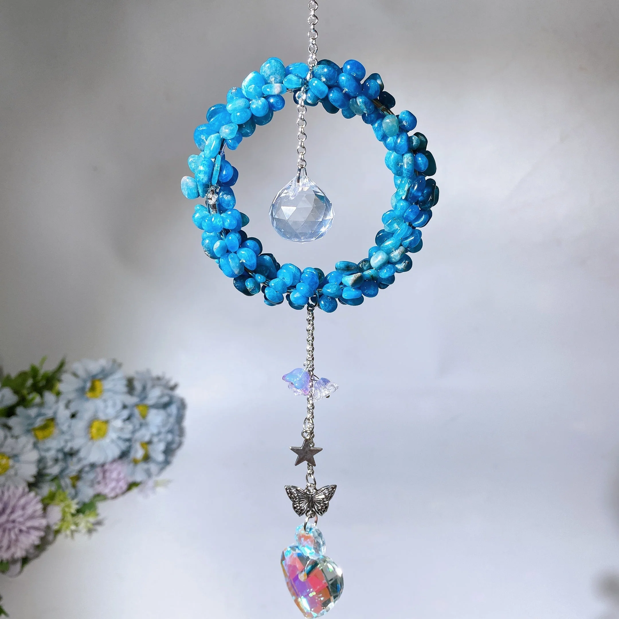 25-28cm Crystal Chips Suncatcher for Sunlight Energy Healing - Image 4