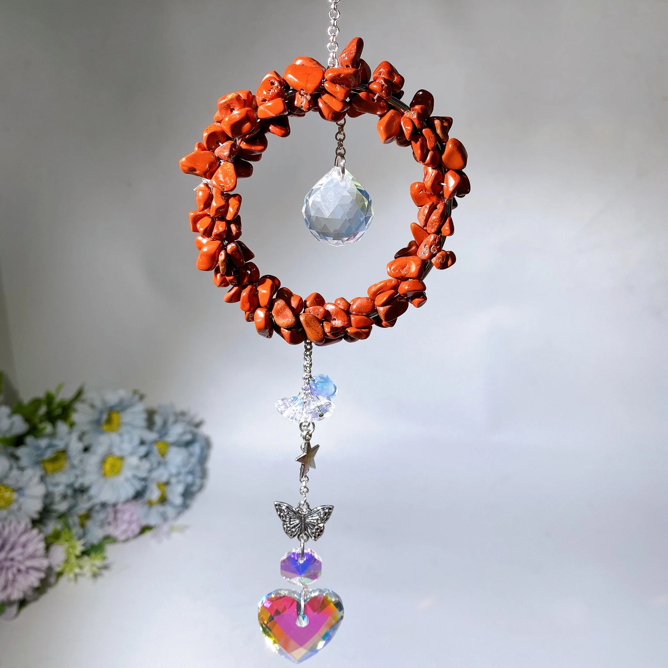 25-28cm Crystal Chips Suncatcher for Sunlight Energy Healing - Image 8