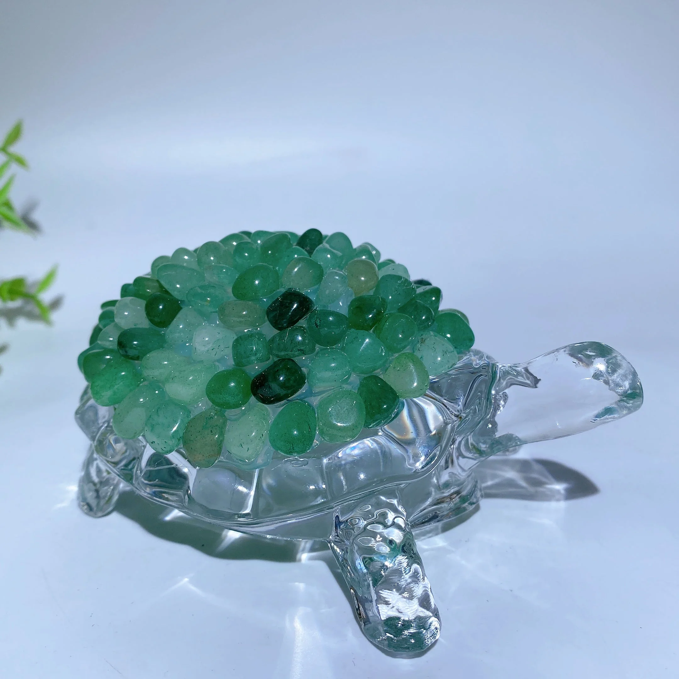 4.5-inch Crystal Chips Turtle Figurine for Healing & Prosperity - Image 4