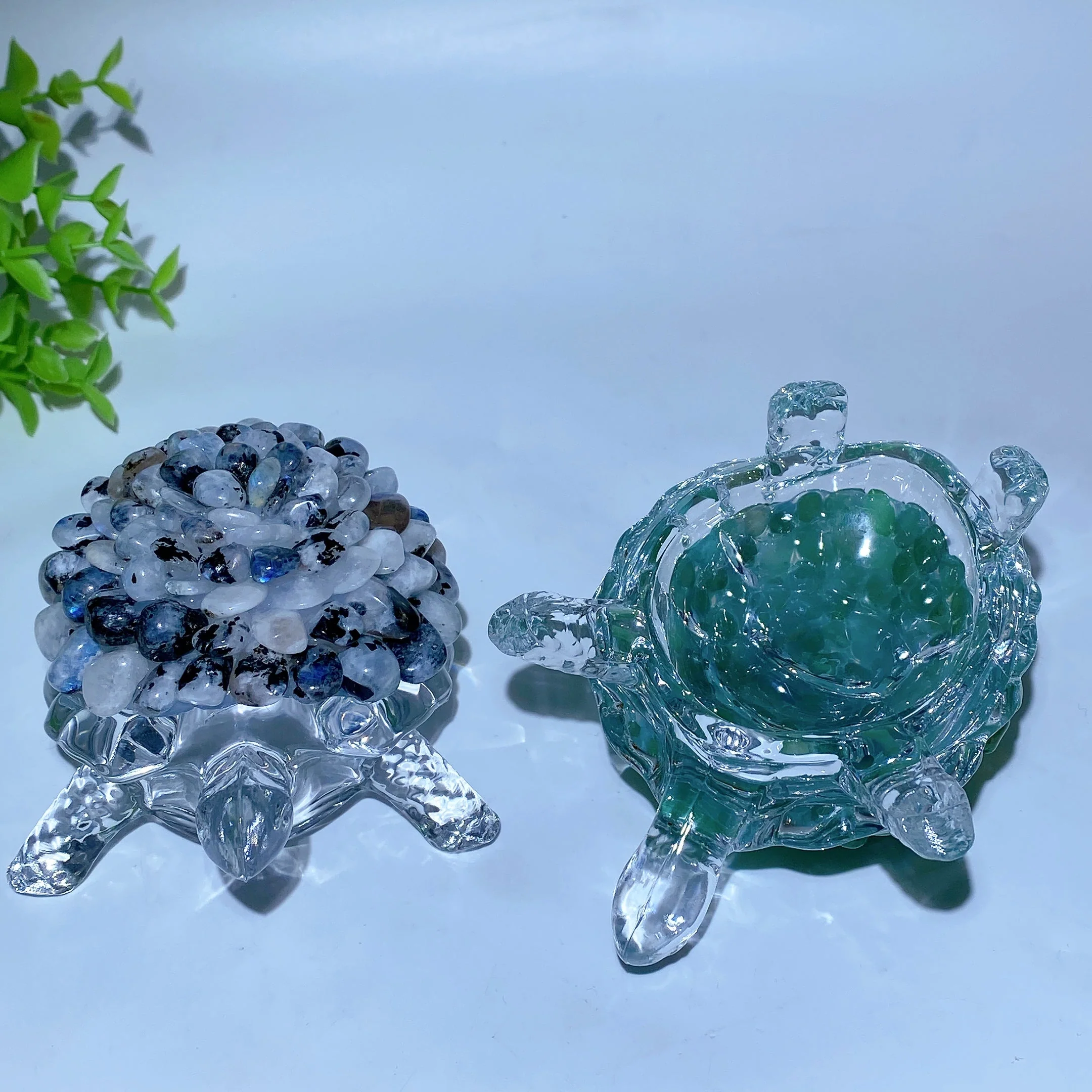 4.5-inch Crystal Chips Turtle Figurine for Healing & Prosperity - Image 6