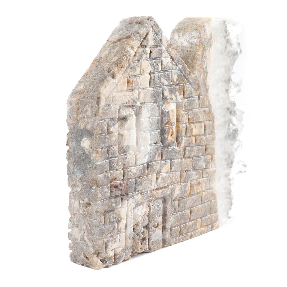 4.5in Crystal Cluster House Stone Carving - Image 3