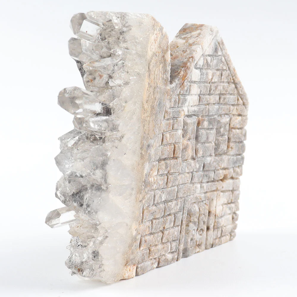 4.5in Crystal Cluster House Stone Carving - Image 4