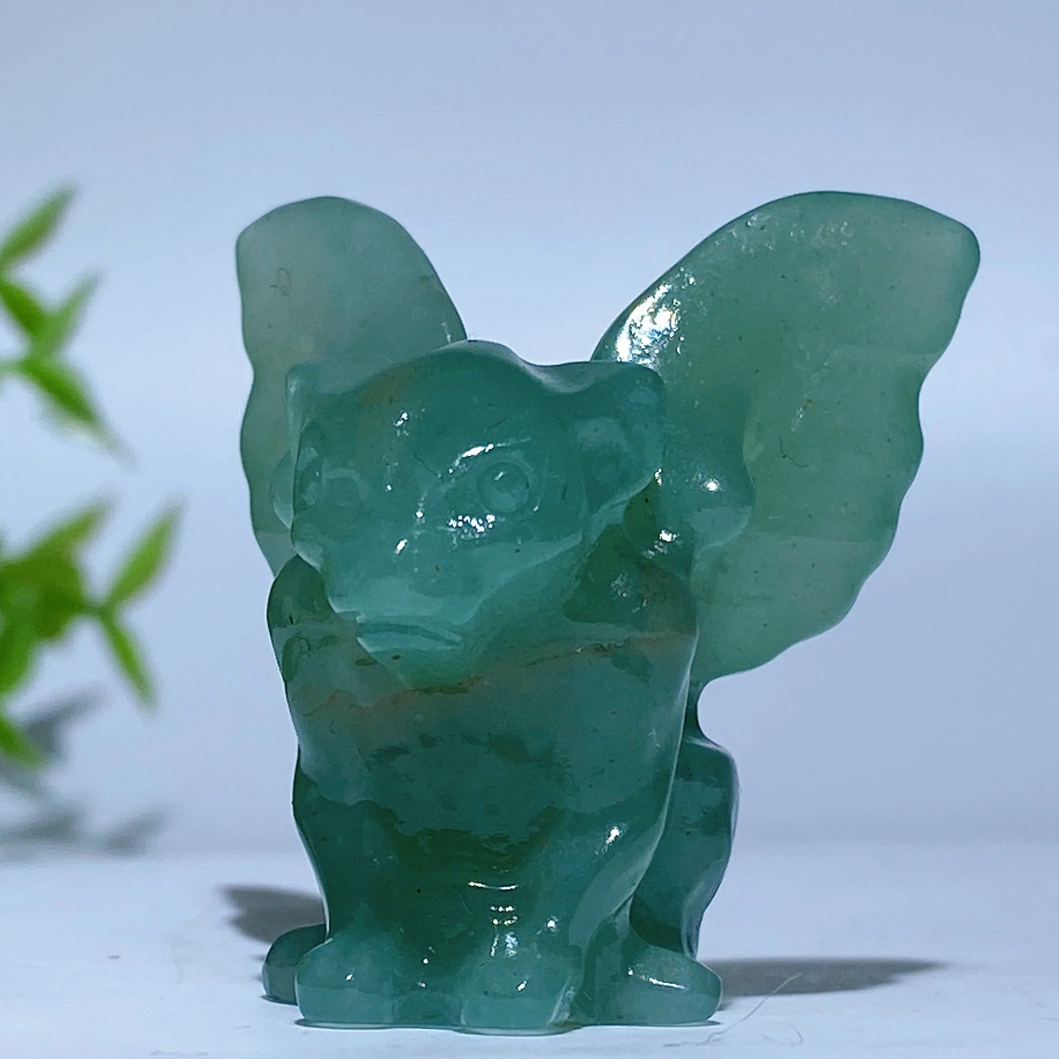 1.7-inch Crystal Gargoyle Carving Figurine Healing Statue - Image 3