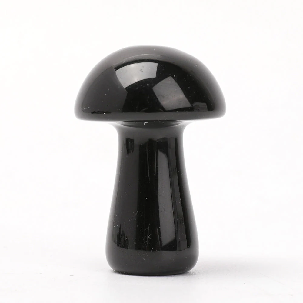 2-Inch Crystal Mushroom Carvings for Healing and Decor - Image 5