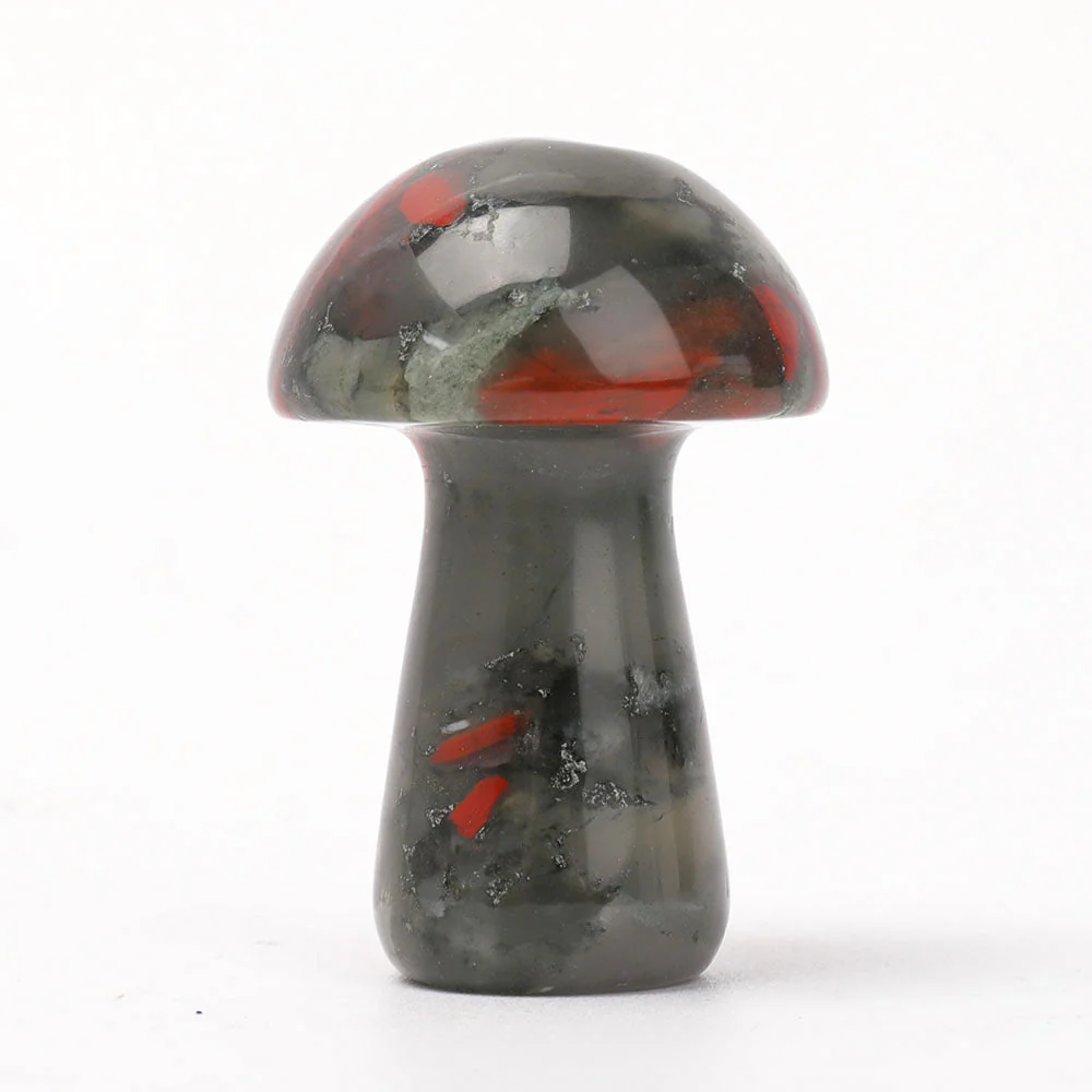 2-Inch Crystal Mushroom Carvings for Healing and Decor - Image 8