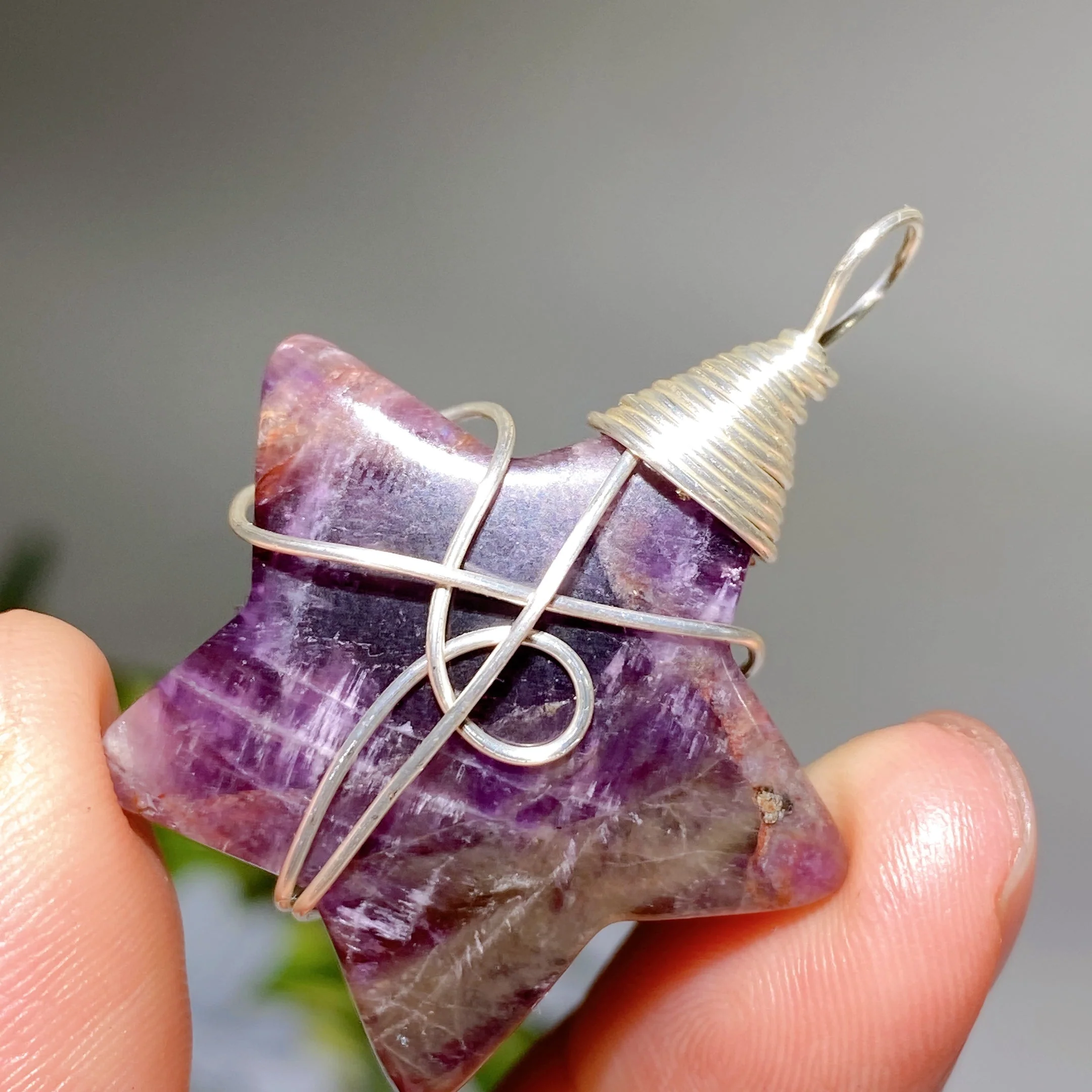 Crystal Star Pendant with Black Cord Necklace - Image 12