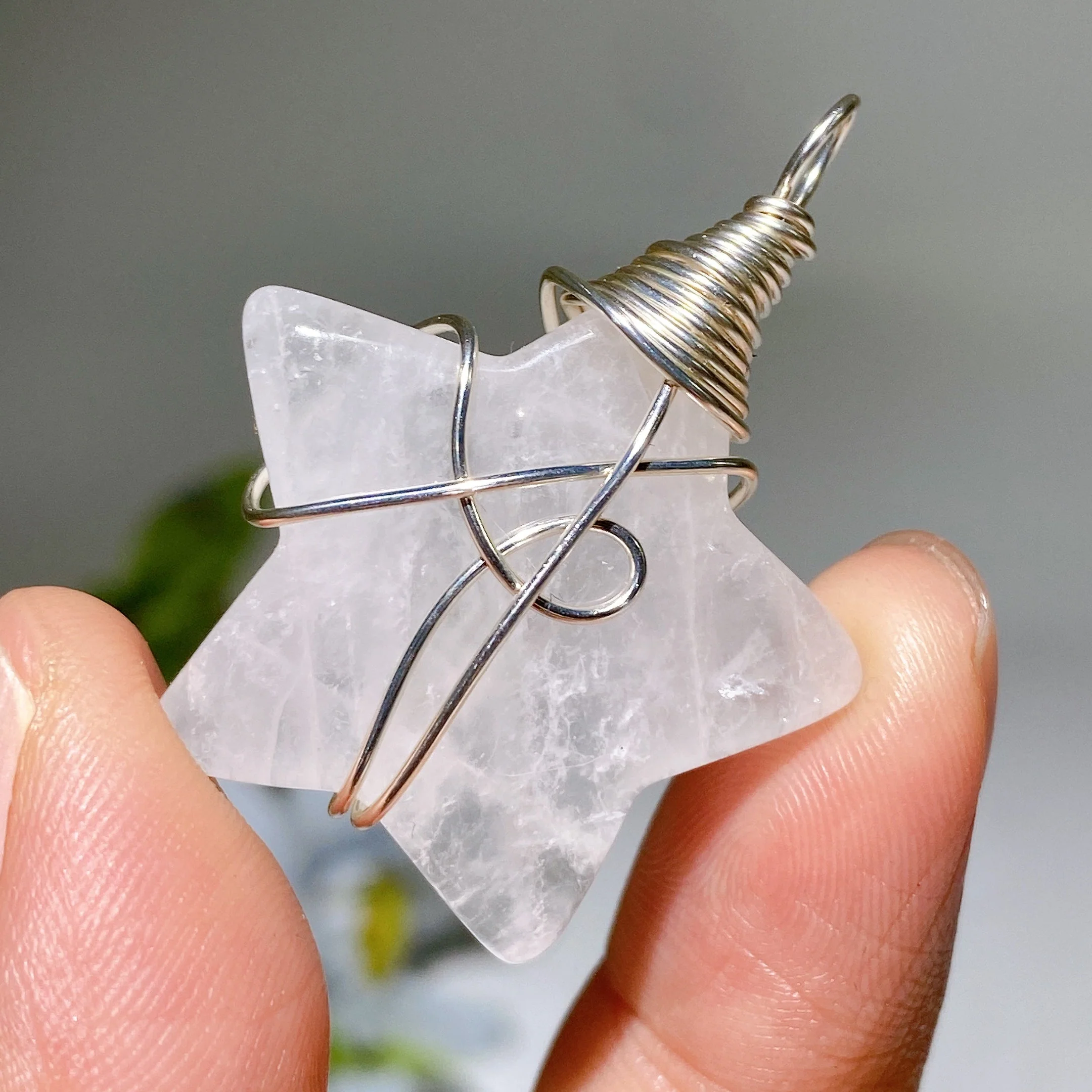 Crystal Star Pendant with Black Cord Necklace - Image 17