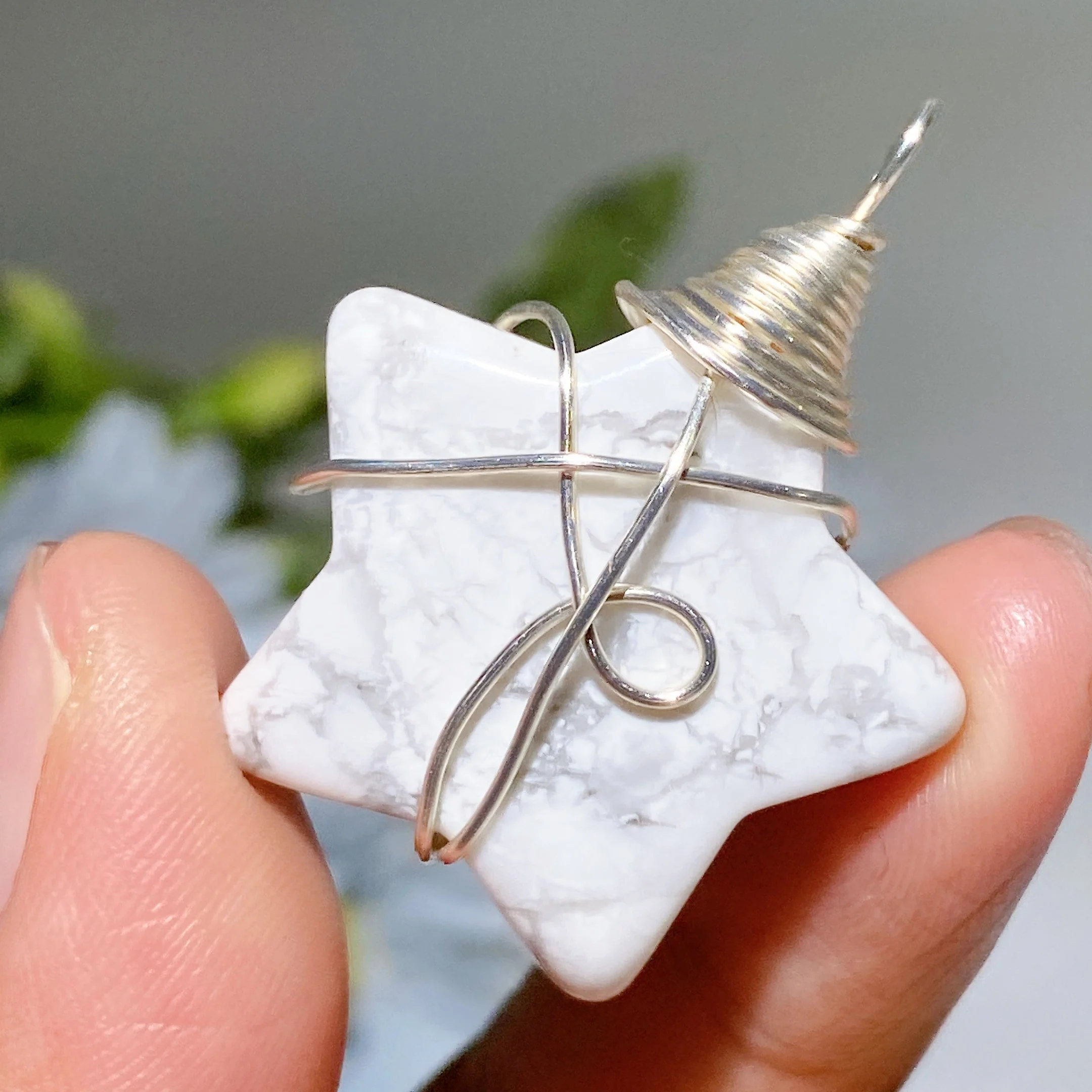 Crystal Star Pendant with Black Cord Necklace - Image 6