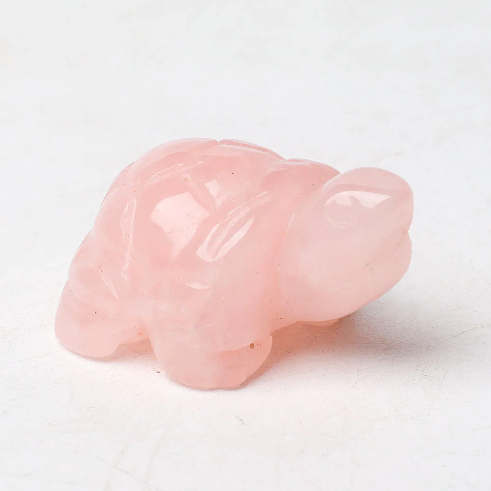 1.5 inch Crystal Turtle Figurine Spiritual Healing Carving - Image 6