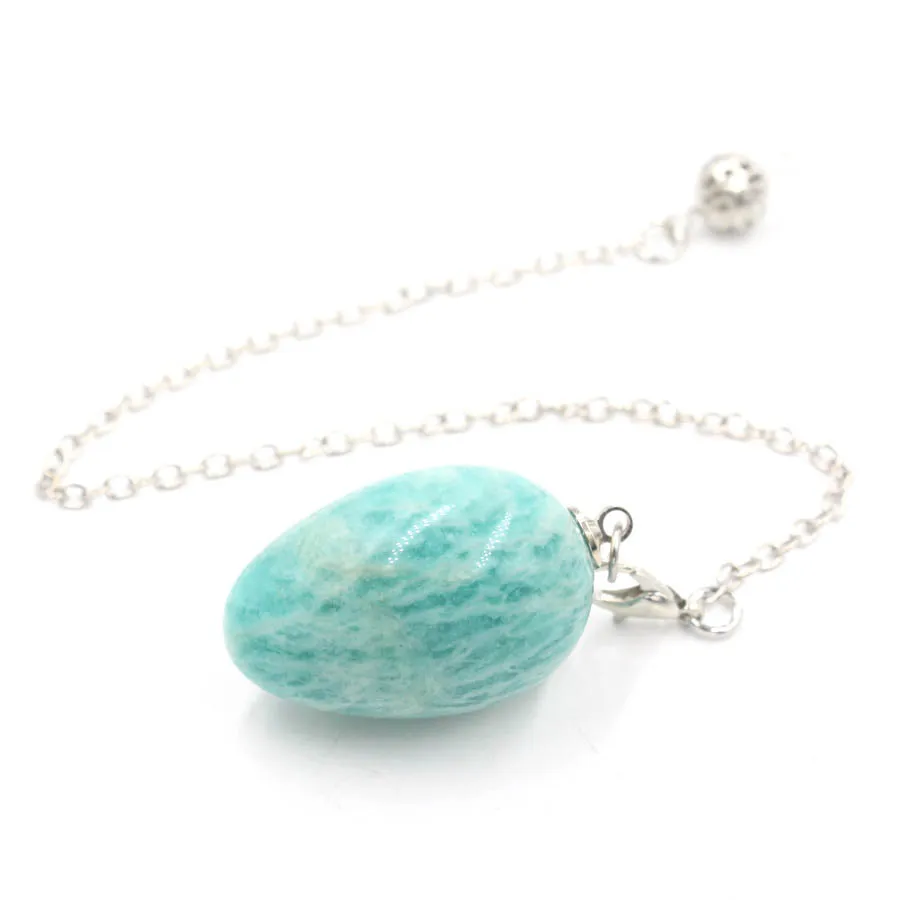 Crystal Egg Pendulum: Rose Quartz & More - Image 11