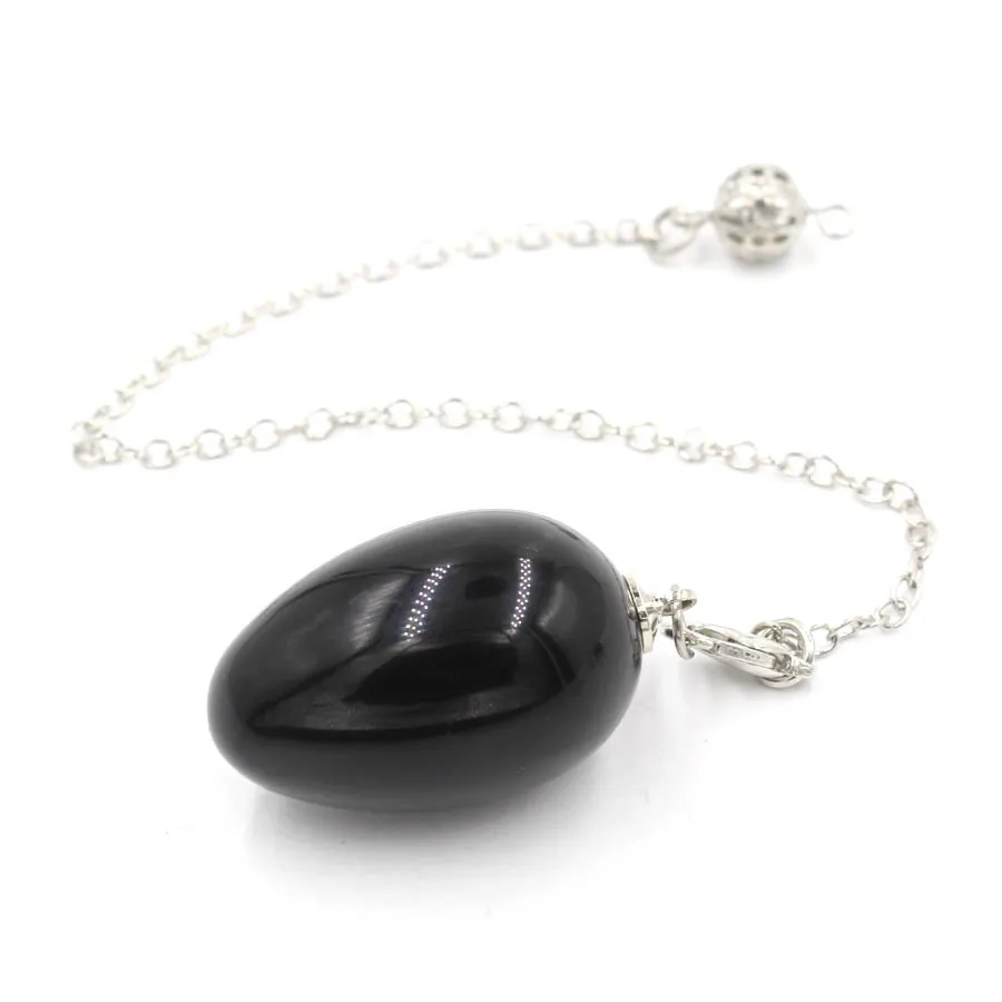 Crystal Egg Pendulum: Rose Quartz & More - Image 12