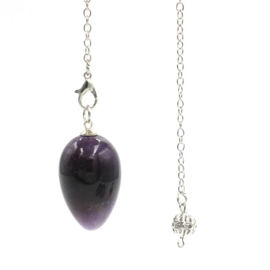 Crystal Egg Pendulum: Rose Quartz & More - Image 6