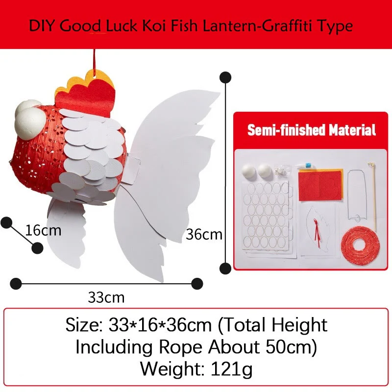 DIY Good Luck Koi Fish Paper Lantern | Zen Decor - Image 20