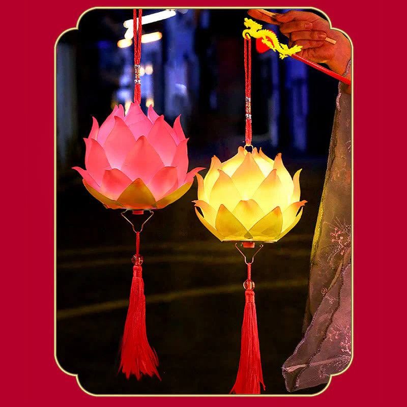 DIY Lotus Flower Dragon Lantern | Spiritual Home Accent - Image 10