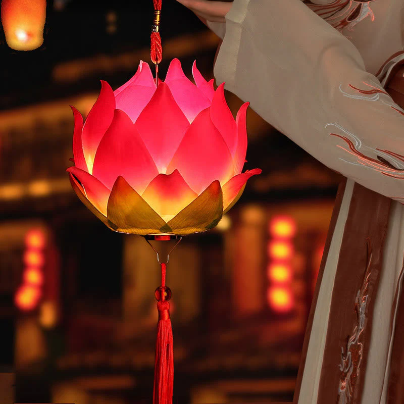 DIY Lotus Flower Dragon Lantern | Spiritual Home Accent - Image 13