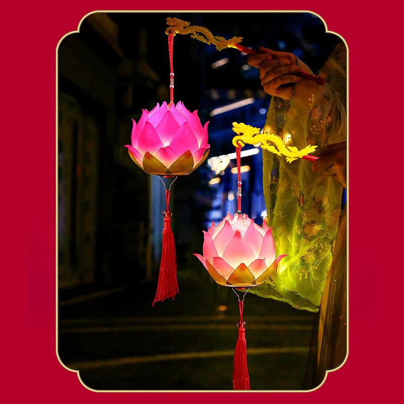 DIY Lotus Flower Dragon Lantern | Spiritual Home Accent - Image 15