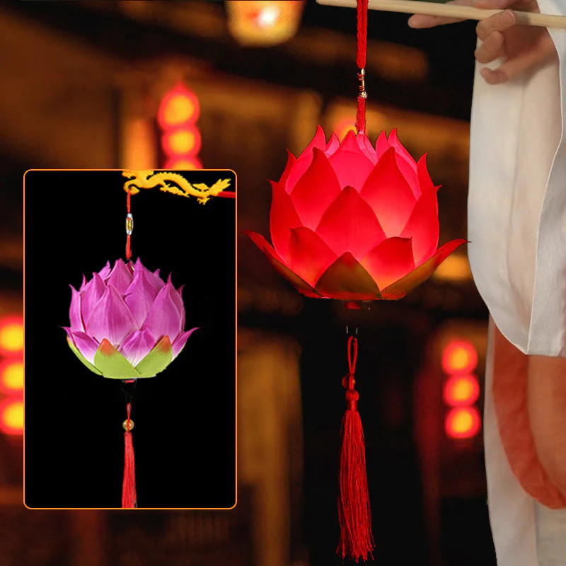 DIY Lotus Flower Dragon Lantern | Spiritual Home Accent - Image 23