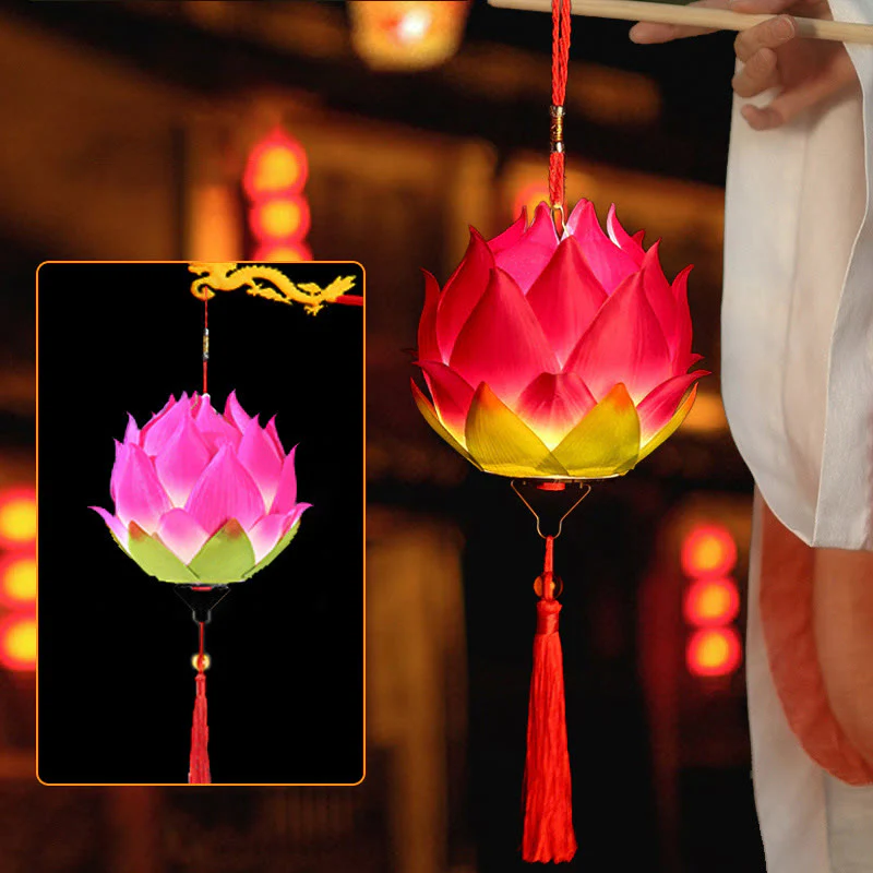 DIY Lotus Flower Dragon Lantern | Spiritual Home Accent - Image 26