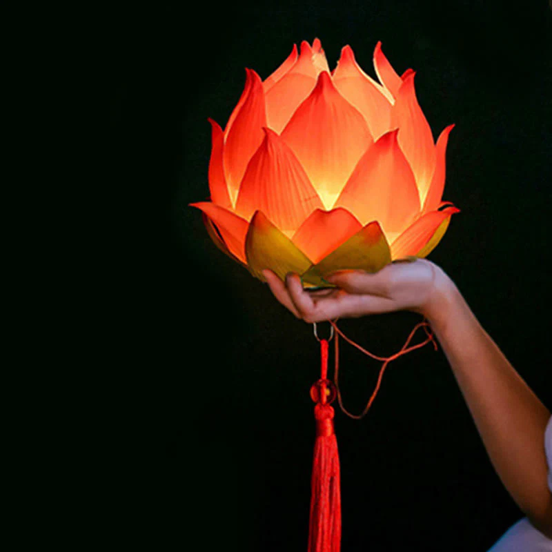 DIY Lotus Flower Dragon Lantern | Spiritual Home Accent - Image 6