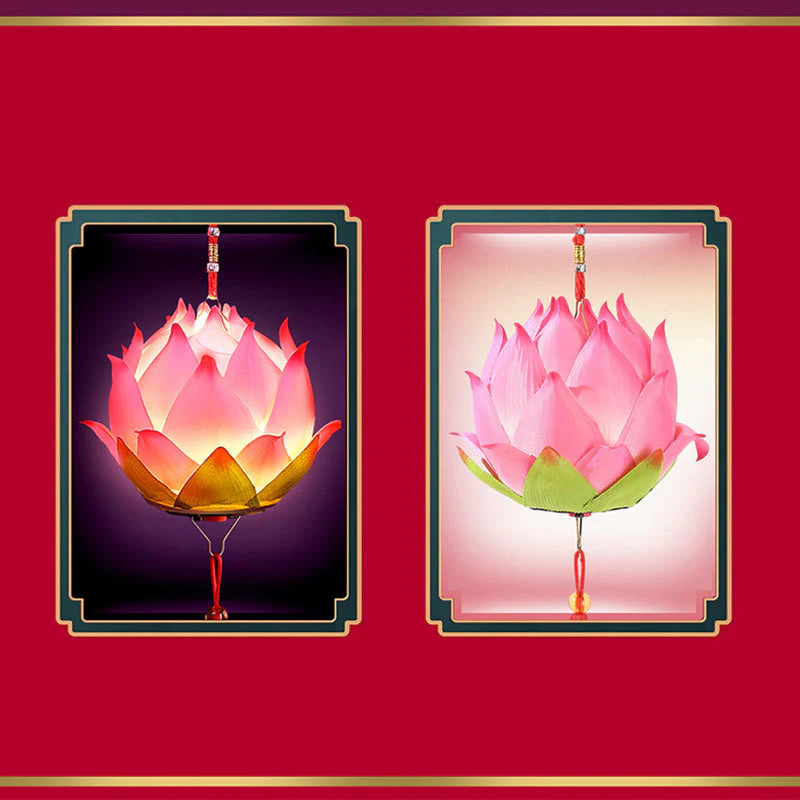 DIY Lotus Flower Dragon Lantern | Spiritual Home Accent - Image 7