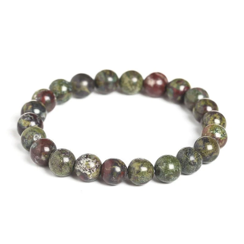 Dragon Bloodstone Bracelet for Strength and Vitality