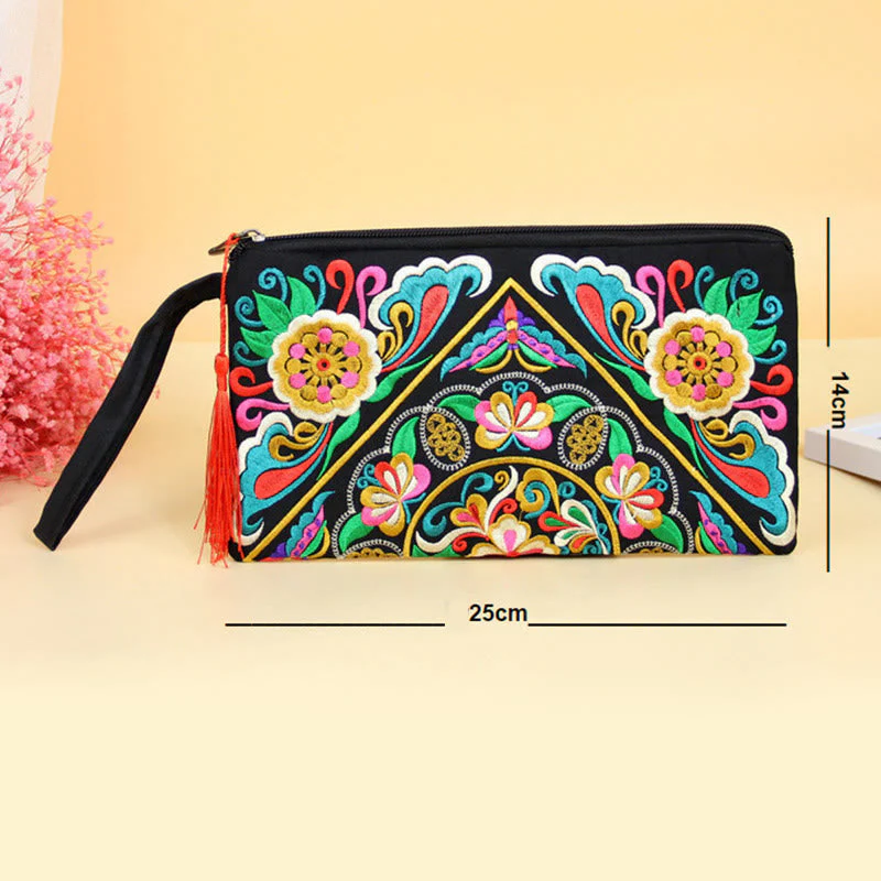 Dragon Butterfly Spiritual Cosmos Flower Wallet 14x25cm - Image 23