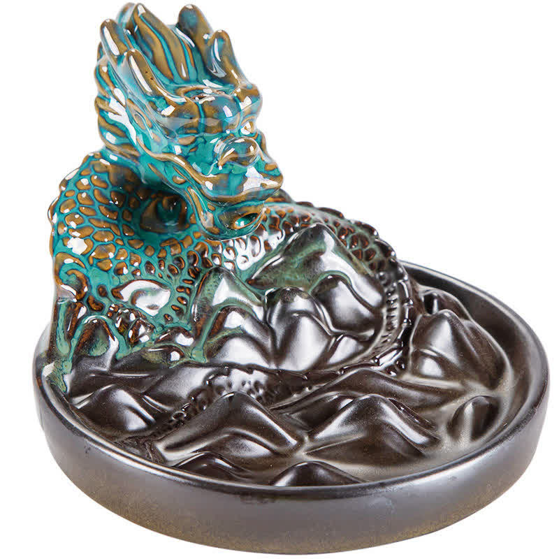 Dragon Ceramic Backflow Smoke Incense Burner Decor - Image 10