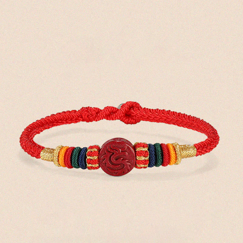 Dragon Cinnabar Bracelet 16cm | Chinese Zodiac Protection - Image 13