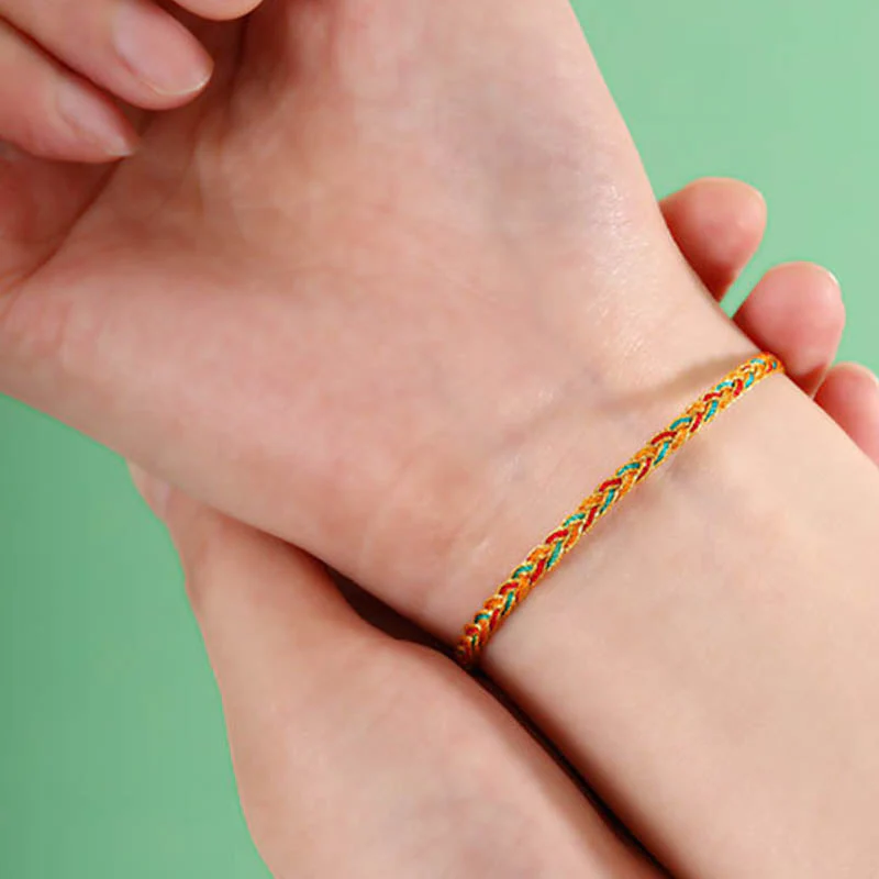 Dragon Scale Braid String Bracelet | Protection & Strength - Image 10