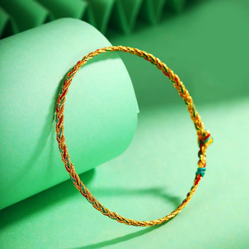 Dragon Scale Braid String Bracelet | Protection & Strength - Image 2