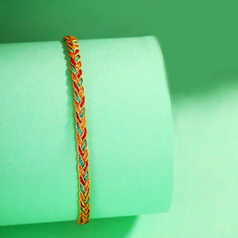 Dragon Scale Braid String Bracelet | Protection & Strength - Image 3