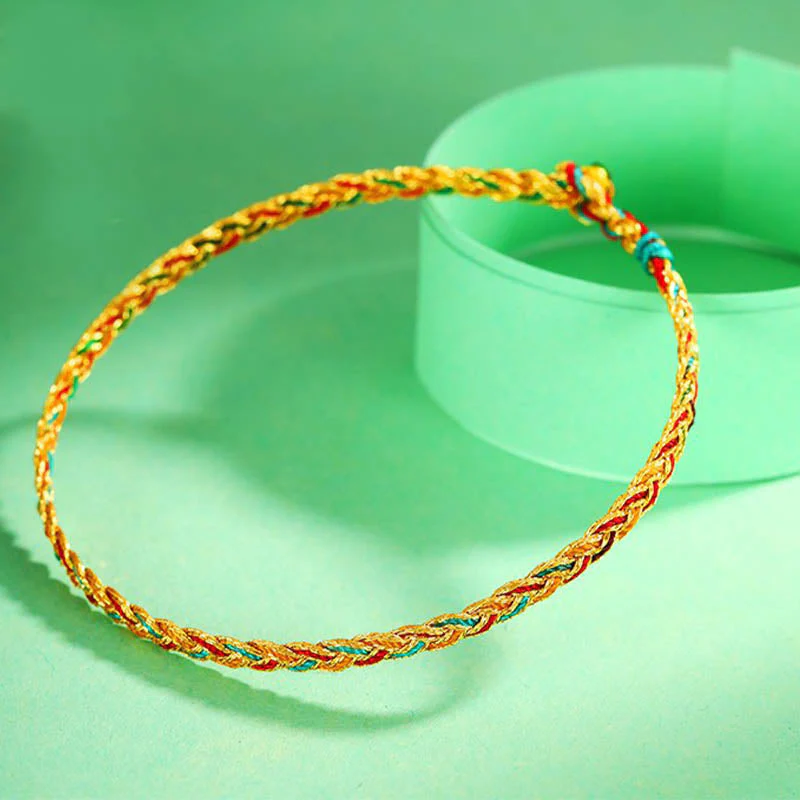 Dragon Scale Braid String Bracelet | Protection & Strength - Image 4