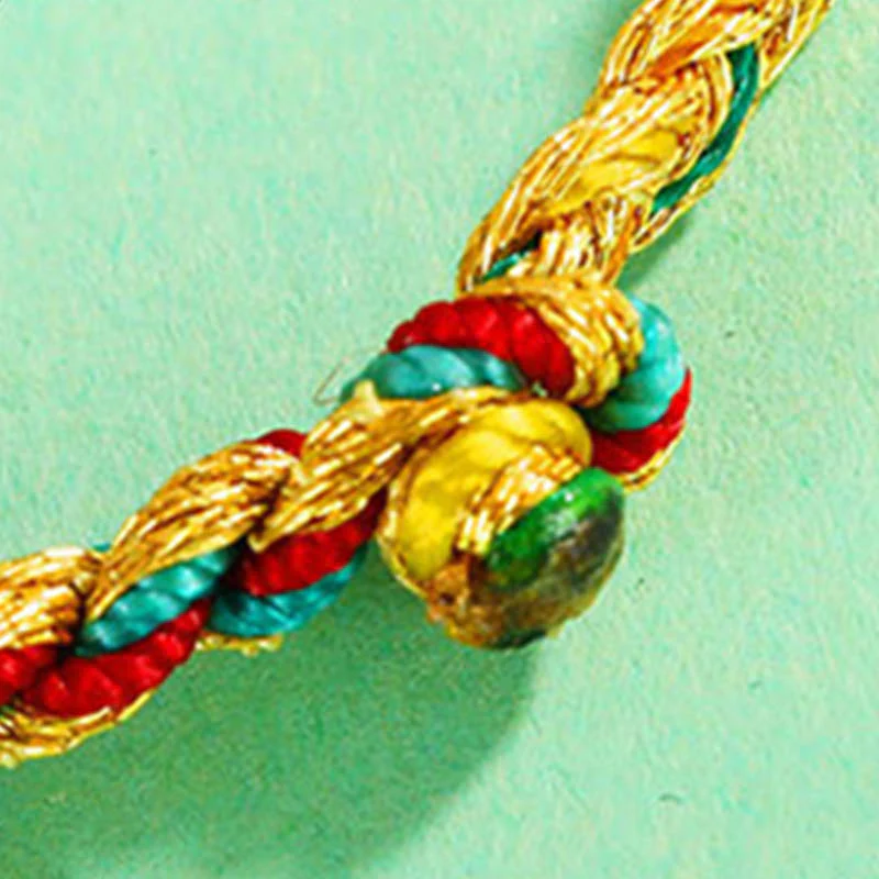 Dragon Scale Braid String Bracelet | Protection & Strength - Image 6