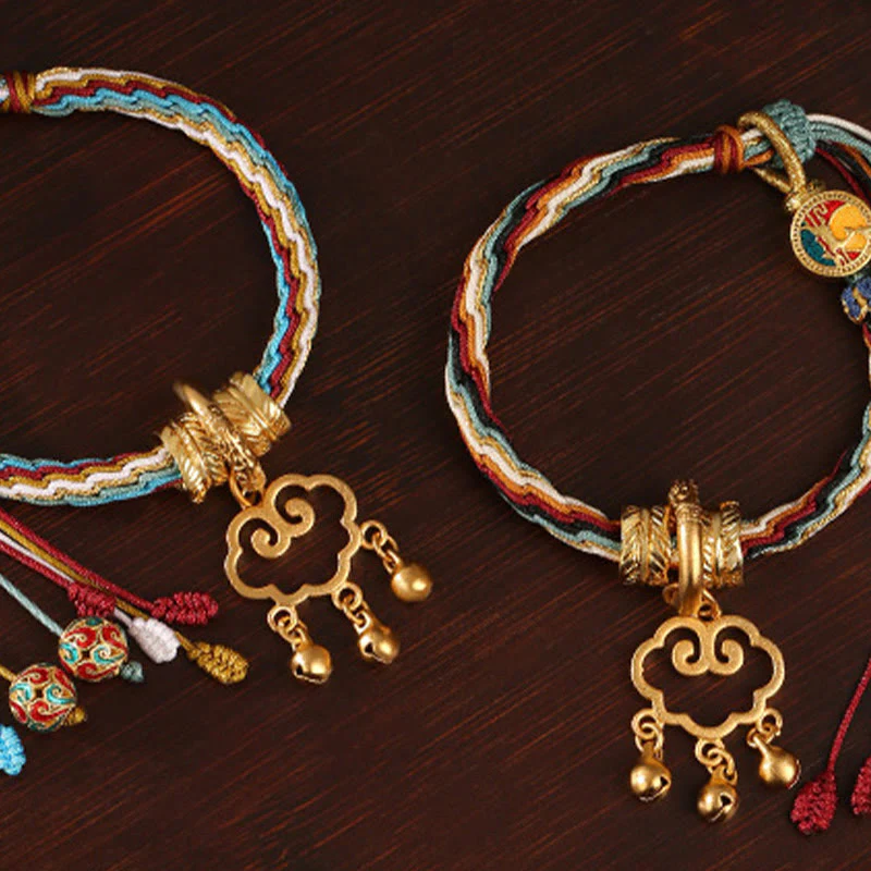 Dunhuang Color Reincarnation Knot Spiritual Bracelet - Image 11