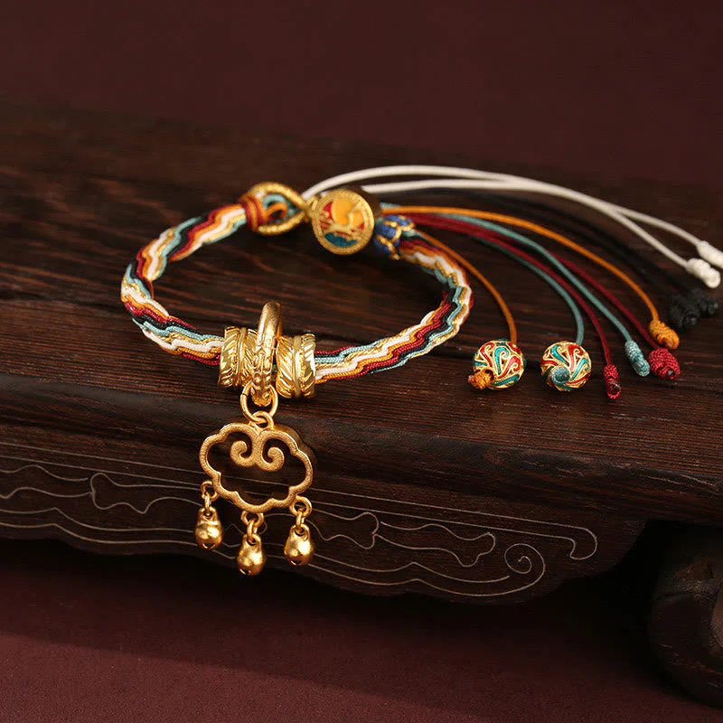 Dunhuang Color Reincarnation Knot Spiritual Bracelet - Image 2