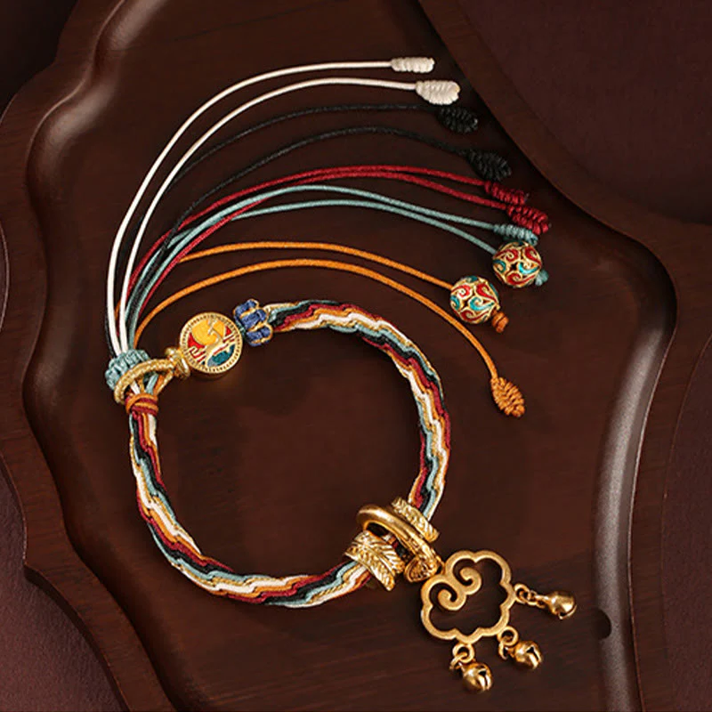 Dunhuang Color Reincarnation Knot Spiritual Bracelet - Image 3