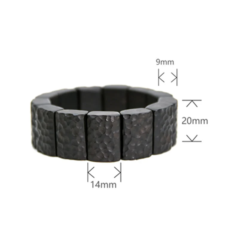 Ebony Wood Couple Bracelet for Peace and Spiritual Connection - Image 10