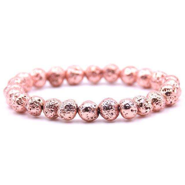 Lava Stone Chakra Bracelet for Relaxation and Balance - Image 4