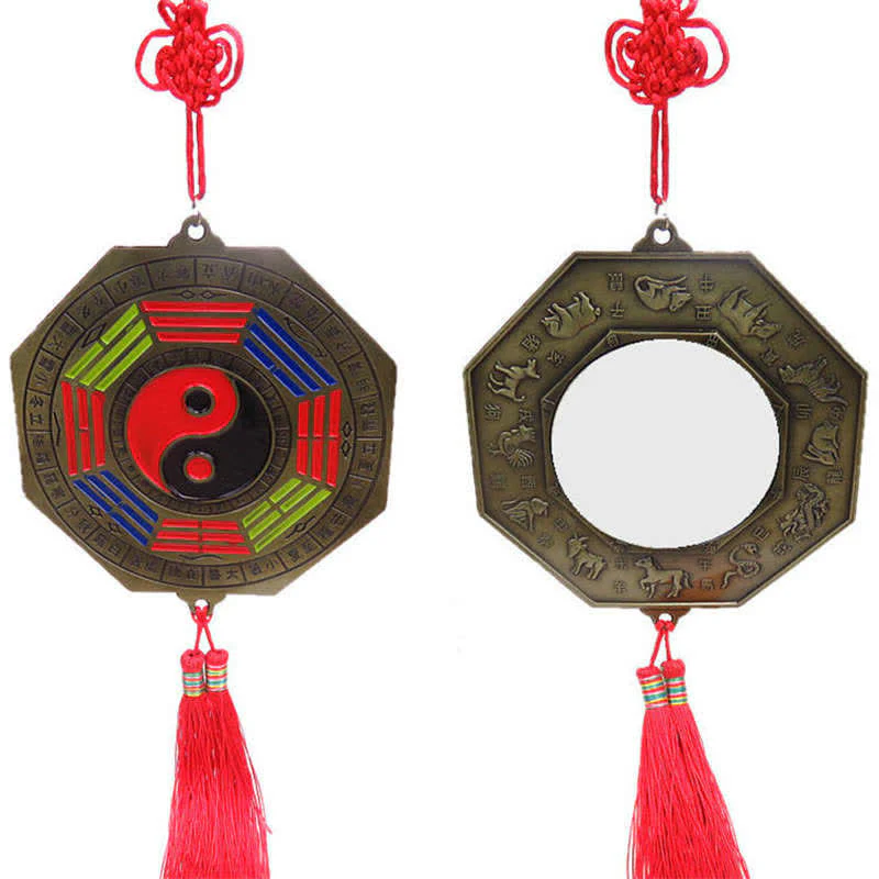 Feng Shui Bagua Map Mirror 10cm Chinese Knot Energy Balance - Image 21