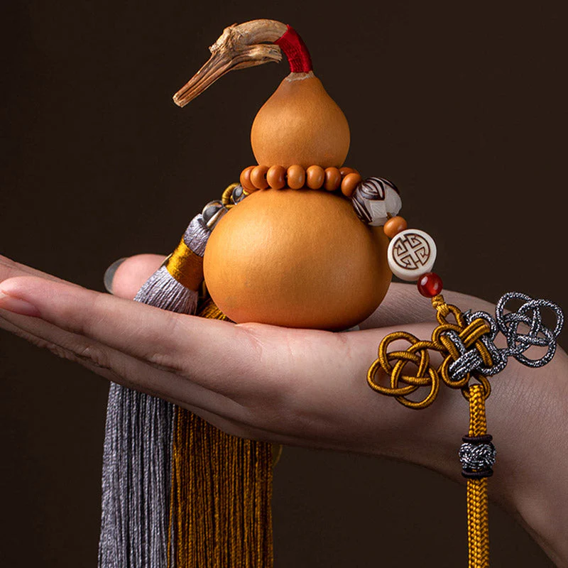 Feng Shui Five Emperor Coins Gourd Tassels 41cm Decoration - Image 8