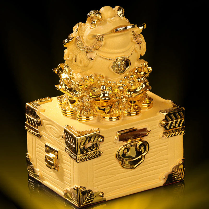 Feng Shui Money Frog Statue for Luck and Wealth Decor - Medium - Image 3