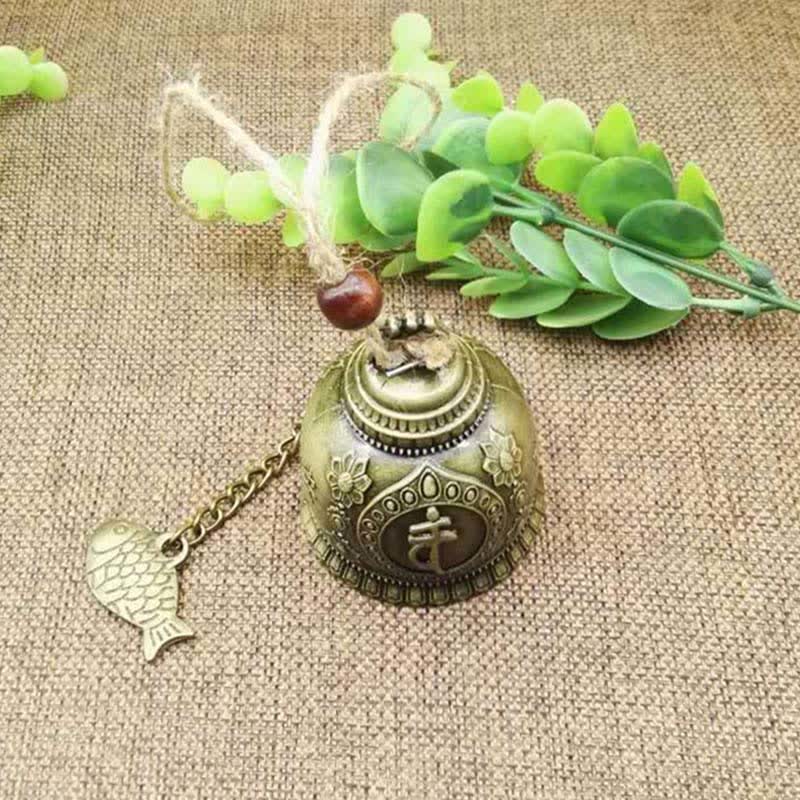 Feng Shui Zinc Alloy Hanging Chime Bell for Zen Decor - Image 3