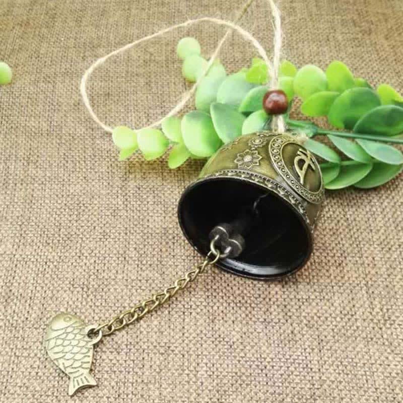 Feng Shui Zinc Alloy Hanging Chime Bell for Zen Decor - Image 4