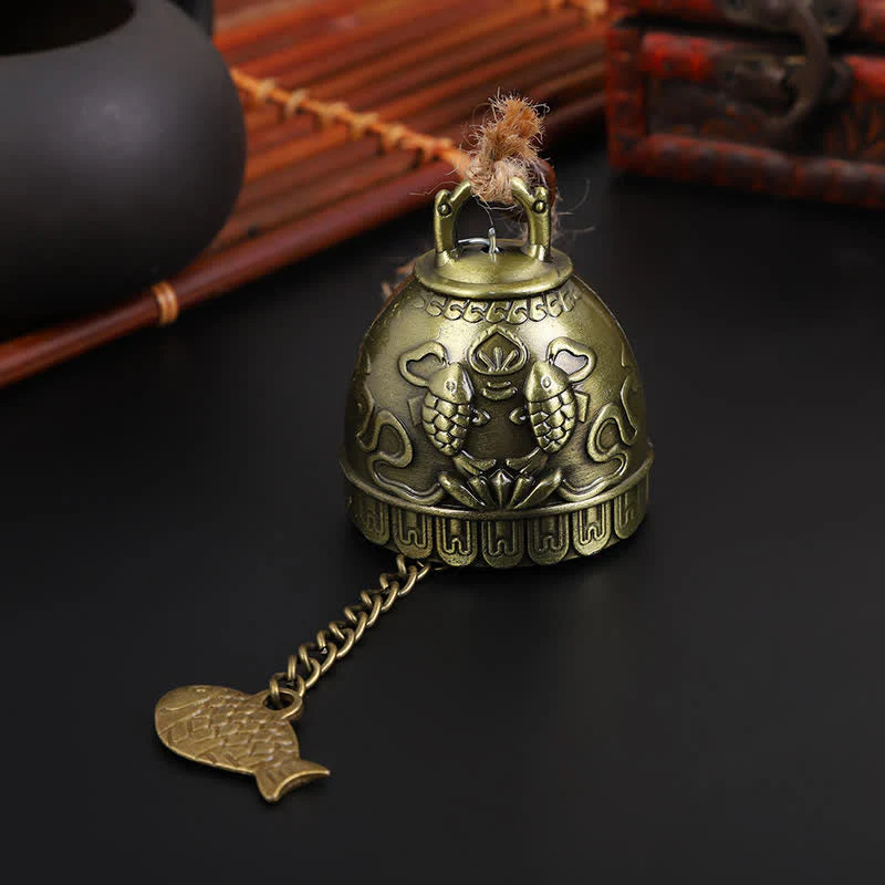 Feng Shui Zinc Alloy Hanging Chime Bell for Zen Decor - Image 5