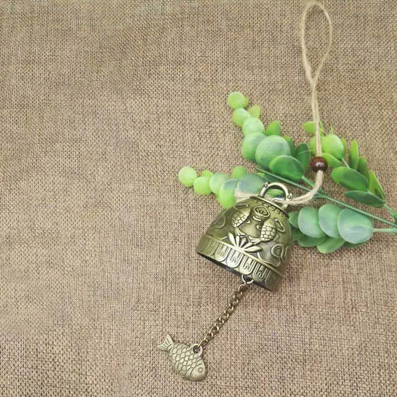Feng Shui Zinc Alloy Hanging Chime Bell for Zen Decor - Image 6