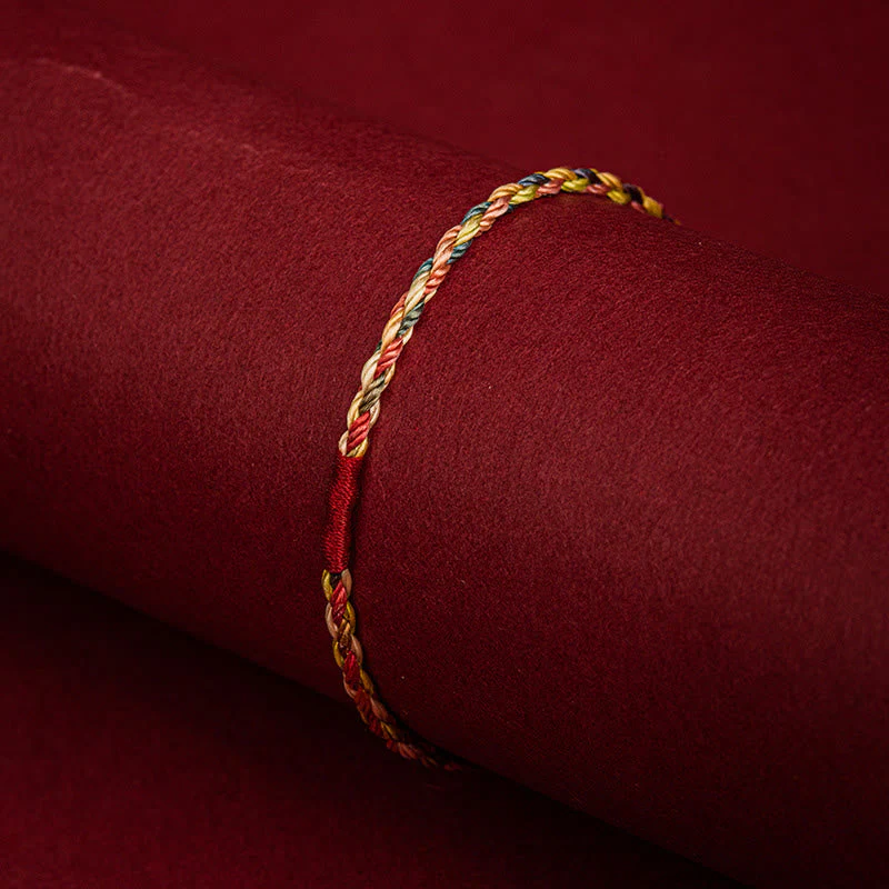 Five Color Red String Bracelet for Luck & Protection - Image 3